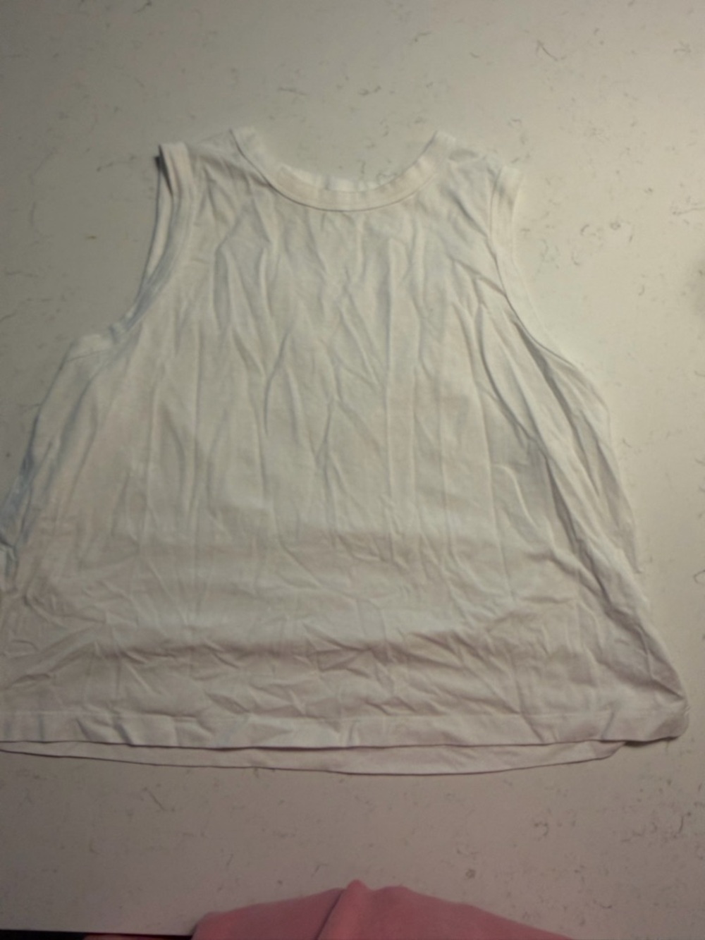Lululemon Women’s White Sleeveless Tank Top - Classic Lightweight Tee